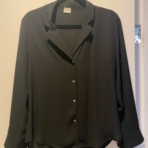Black long sleeve button up
